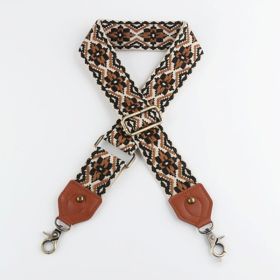 Retro Bag Strap 5CM Shoulder Crossbody Adjustable Replacement Shoulder Strap (Option: KJ148 A8 AP2 GT-Light Gold Button)
