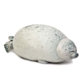 Angry Blob Seal Pillow Chubby 3D Novelty Sea Lion Doll Plush Stuffed Toy Baby Sleeping Throw Pillow Gifts for Kids Girls (Color: Happy, Height: 60cm)